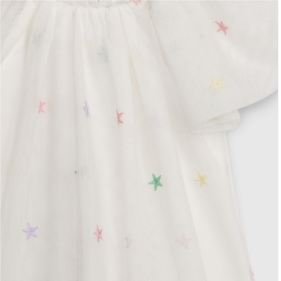 Baby Gap Kids Embroidered Star Tulle Dress 2T OR 3T Toddler BEAUTIFUL NWT!! - Picture 4 of 6